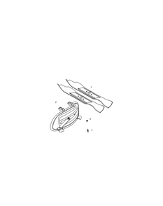 General Assembly Diagram and Parts List for 19A40021100 42Inch Cub Cadet Lawn Tractor